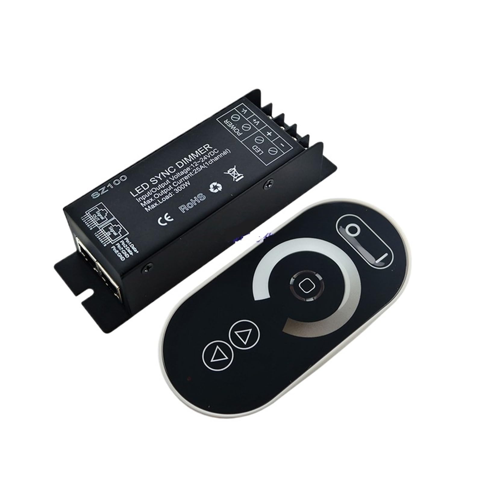 Luce LED monocolore con controller dimmer touch SZ100 controller di sincronizzazione serie cavo di rete 12-24 V/25 A