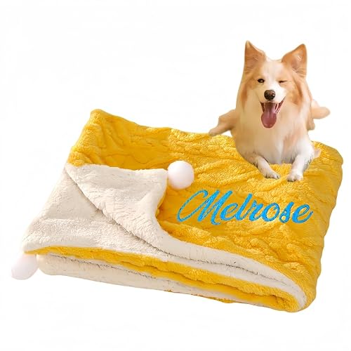 HDLOVE Manta Mullida Personalizada para Cama De Perro, Lavable, Suave, Cálida Y Relajante