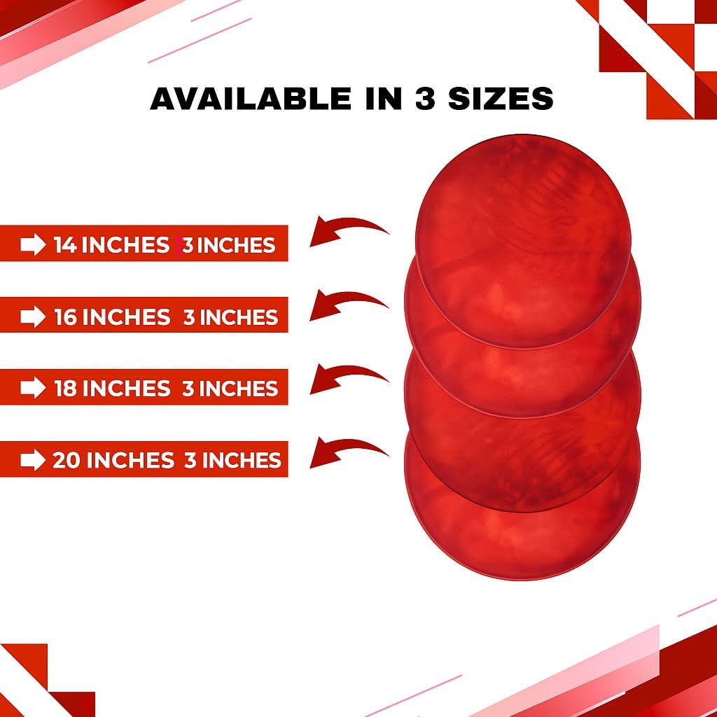 ARAW American Shamanic Native Drum Bison Natural Hide (20 Inches Diameter X 3 Inches Depth)