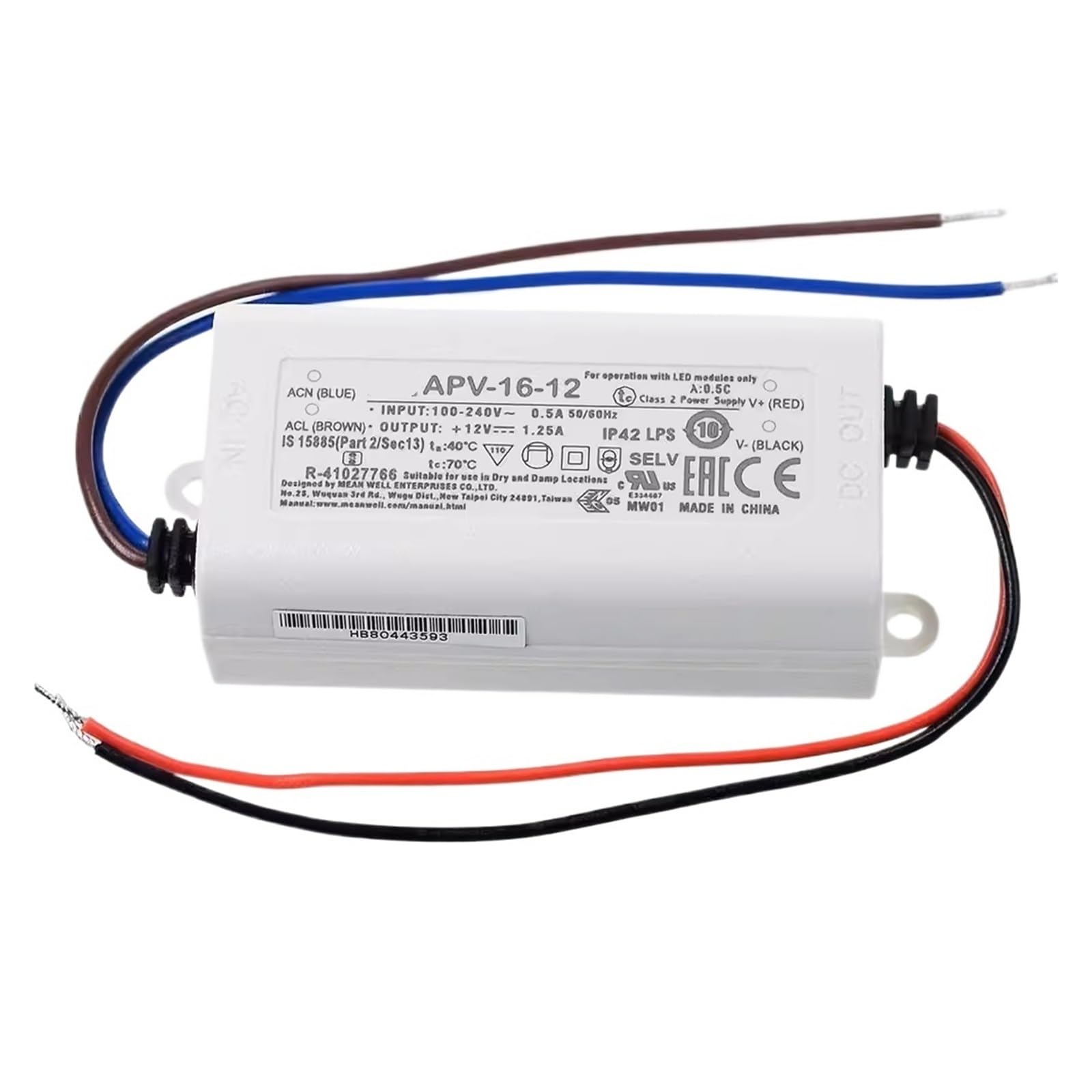 SWEWDSQG APV-16 Series 13W 15W 16W Constant Voltage Power Supply Driver APV-16-5 APV-16-12 APV-16-15 APV-16-24(APV-16-15V)