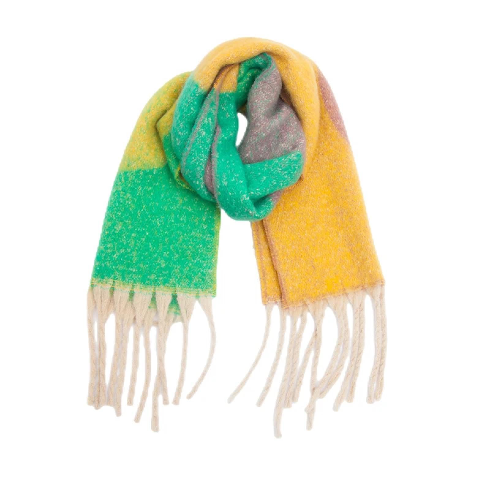 Sciarpa Scialle Invernale Sciarpe Sciarpa da Donna Invernale con Stampa Vintage, con Nappe, Foulard Lungo Avvolgente, da Uomo