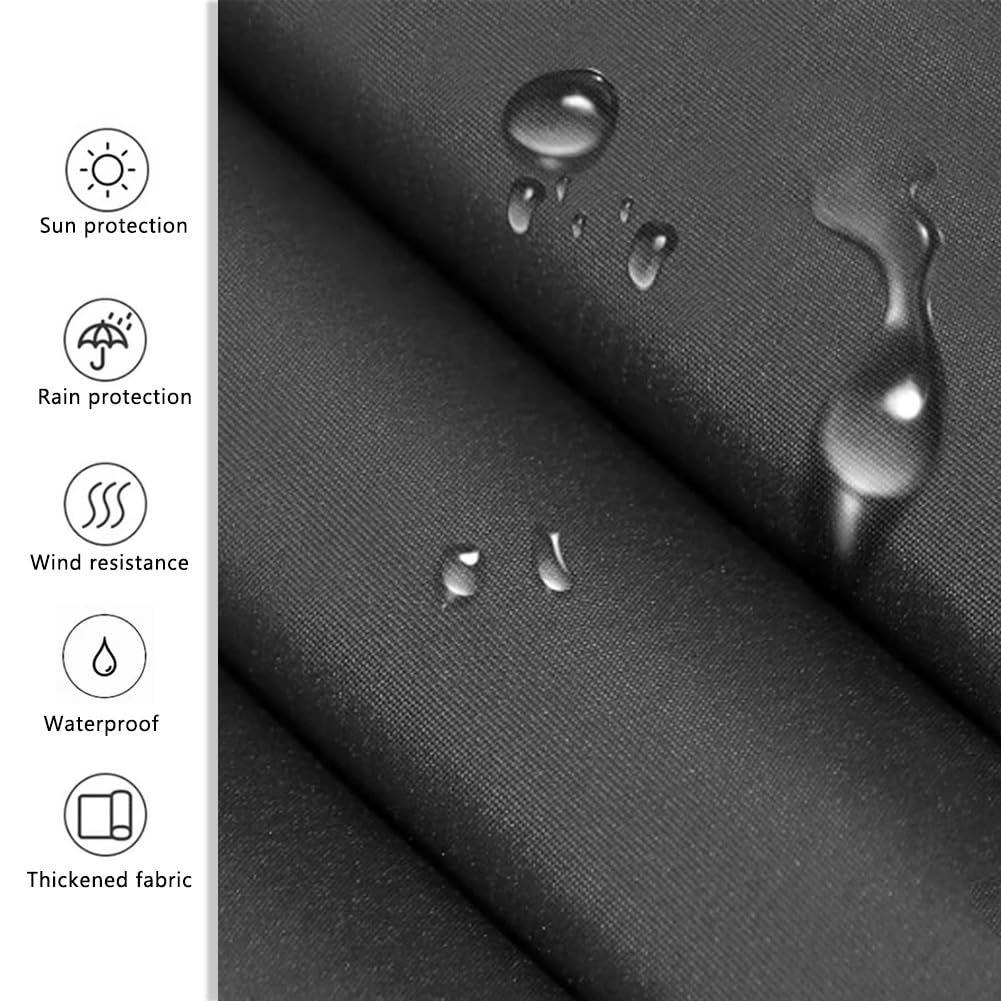 Markisenbespannung Canvas Wasserabweisend Markisenstoff 3.5x2m 2x2.5m 4x3.0m Ersatz Markisentuch Polyester Canvas (ohne Rahmen)(3x2.0m)