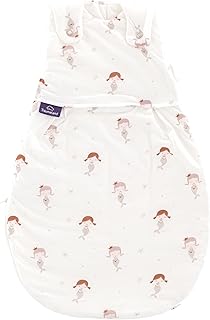 TRÄUMELAND – LIEBMICH Babyschlafsack Mermaid | atmungsaktiver Babyschlafsack | 2.5 TOG | mitwachsender Ganzjahresschlafsack für Sommer und Winter |Öko-Tex 100 zertifiziert | ab 0 Monate