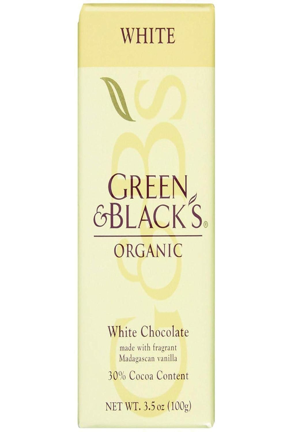 Green & Black’s: Organic White Chocolate (1 x 3.5 oz)