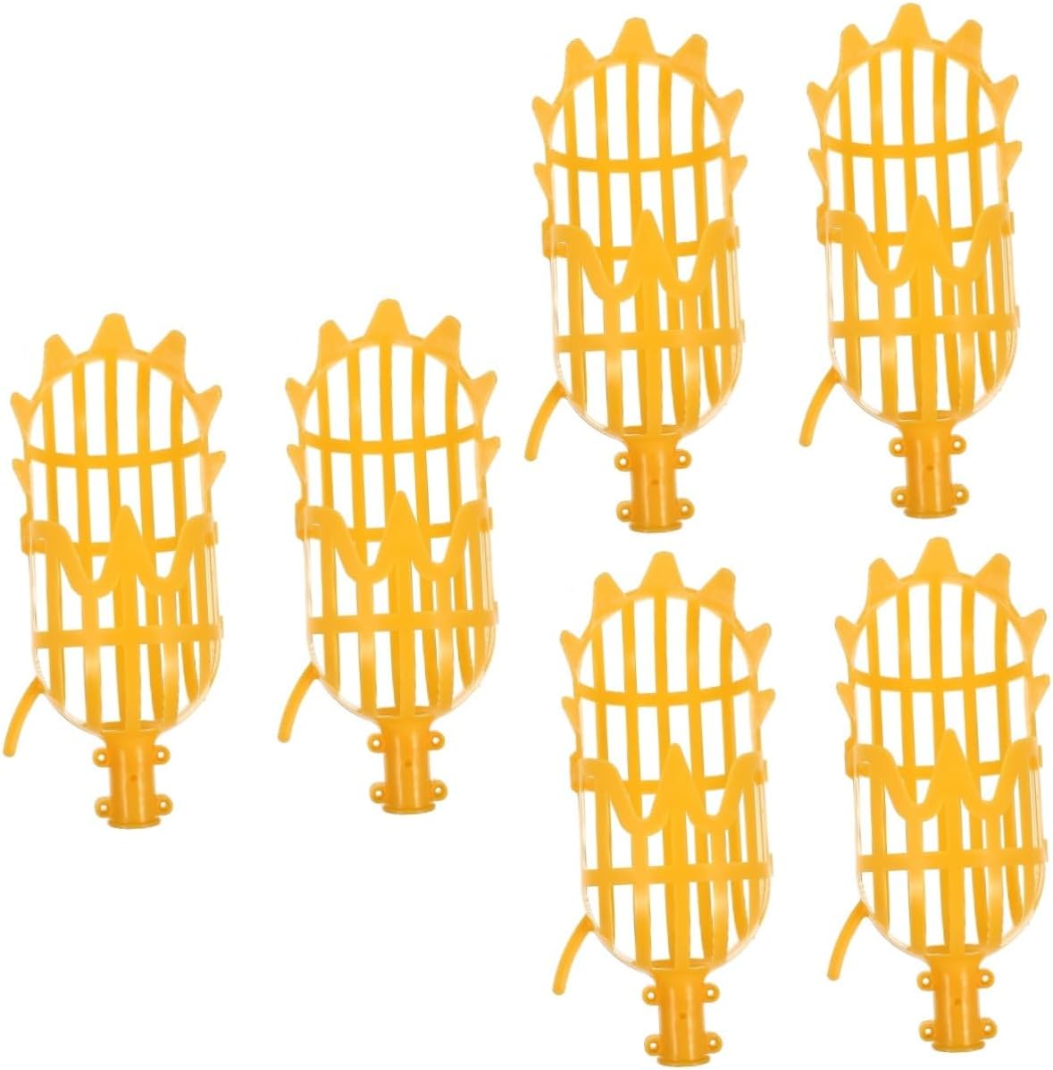 Mipcase 6pcs Labor Saving Fruit Picker Tool for Easy Harvesting of Apples Pears Mangoes and More Resistant Design for Efficient Gardening Use