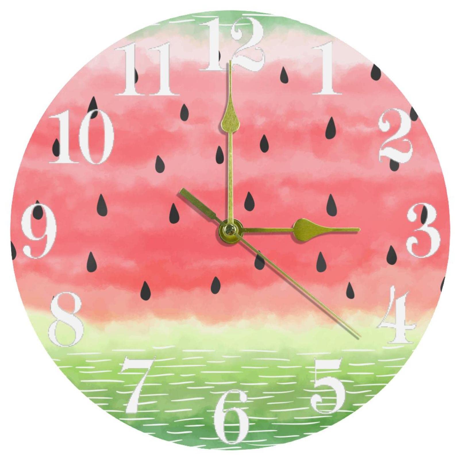 Horloge murale silencieuse sans tic-tac pour un bureau calme