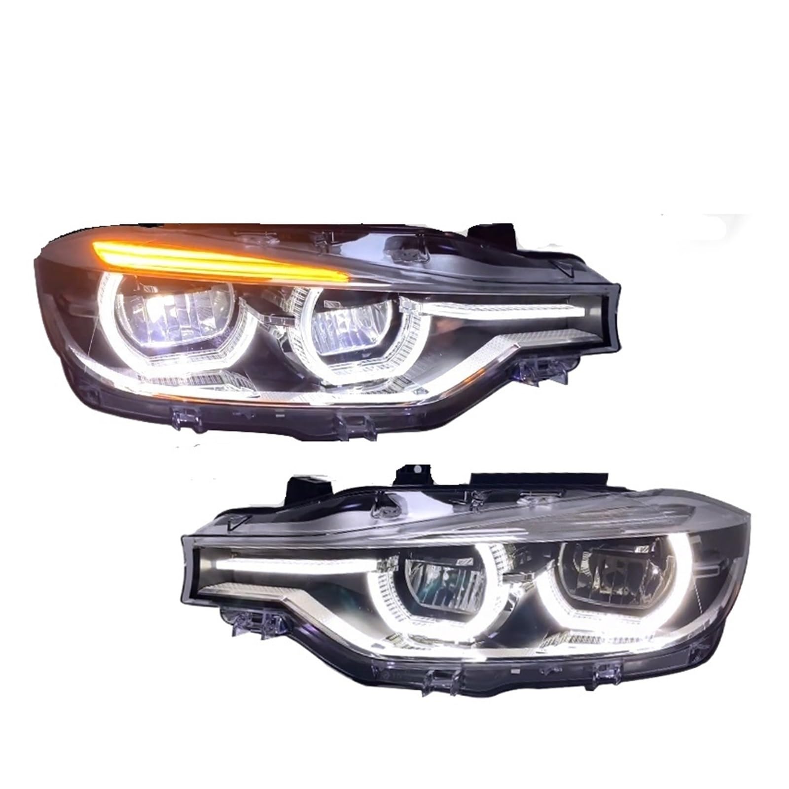 Fari Anteriori per BMW Serie 3 F30 F35 320i 328i 335i 2013-2018 Accessori Sostituzione Gruppo Ottico allo Xeno (Sostituzione)