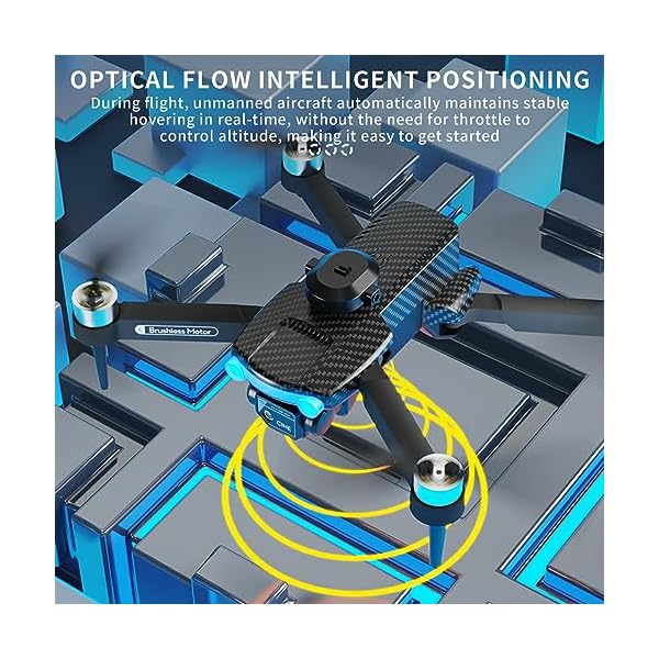 OBEST Drohne mit Kamera 4K, RC Faltbare FPV WiFi Live Übertragung Drohne, Hindernisvermeidung, Bürstenloser Motor, 2 Akku 28min, One Key Start/Landen, Headless Modus, Drone für Kinder Anfänger – Bild 7