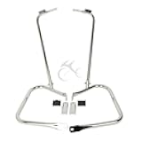 SLMOTO Rear Saddlebag Guards Fit for Harley HD Touring 97-08 FLHRSE, FLHRXS, FLHT, FLHX, FLHXS, FLHXSE, FLTRU, FLTRUSE, FLTRX,FLTRXS and FLTRXSE models Chrome