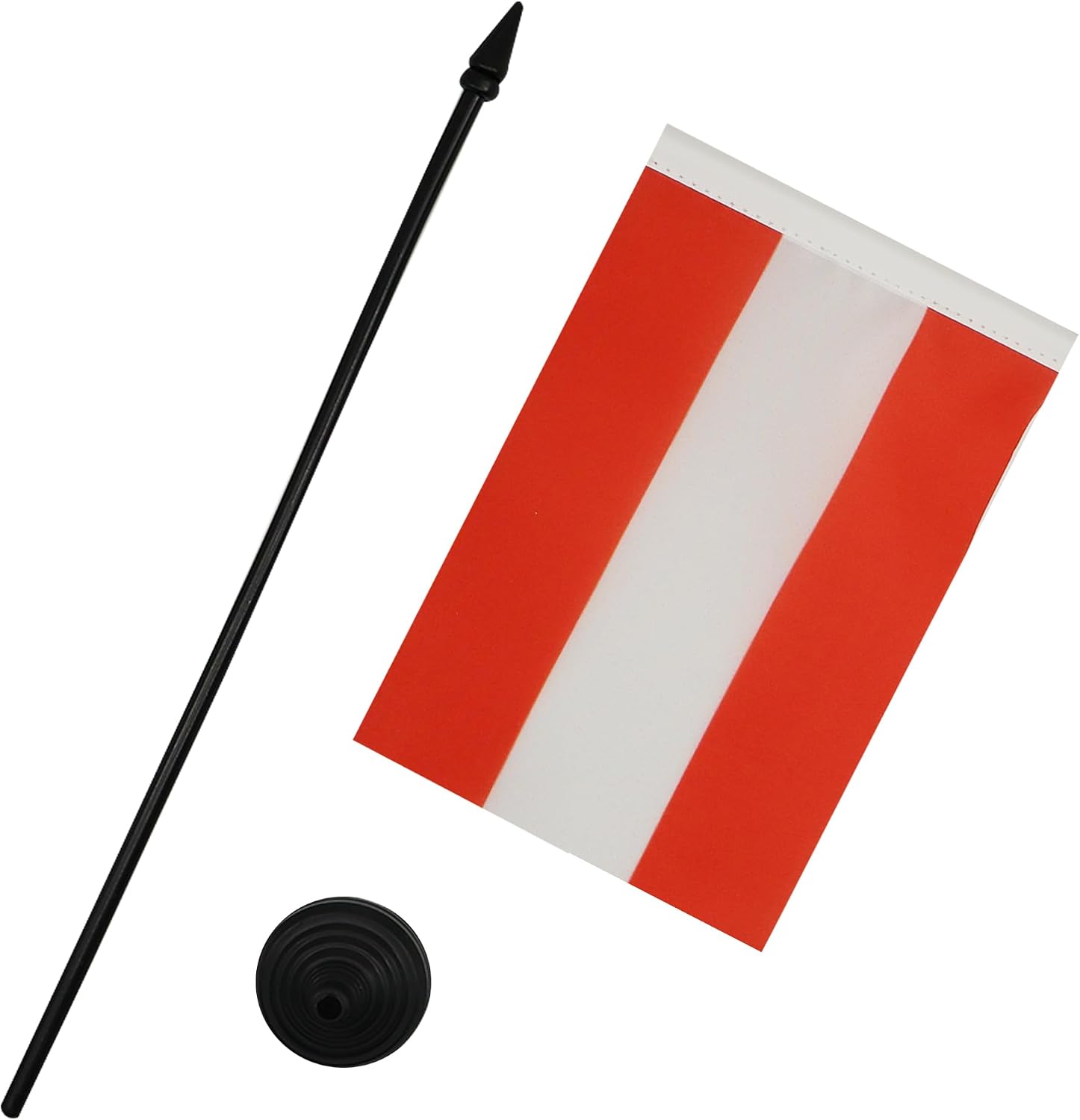 AZ FLAG Austria Table Flag 4x6 in 100D Polyester Plastic Base image 3