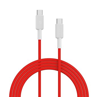 Portronics Konnect Link C Square 100 Type C to C cable ( Pro 2268) Red 100W