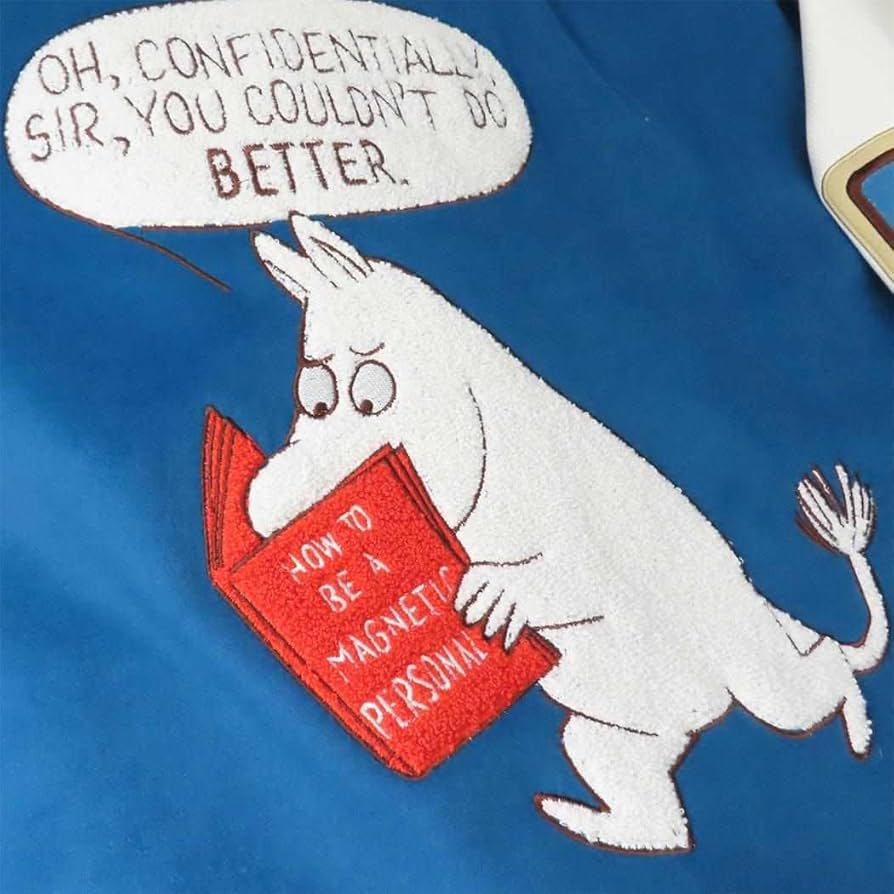 Amazon.co.jp: [丸眞] スタジャン(L) MOOMIN ムーミン ワッペン