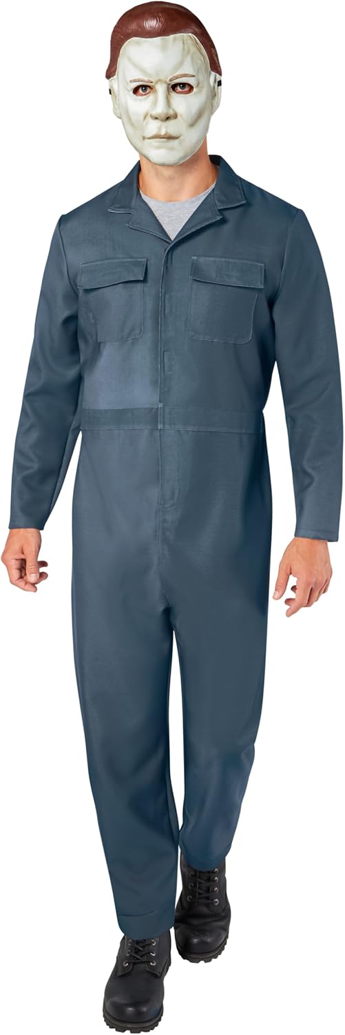 Rubies Men's Halloween II Michael Myers Costume Jumpsuit and Half-mask