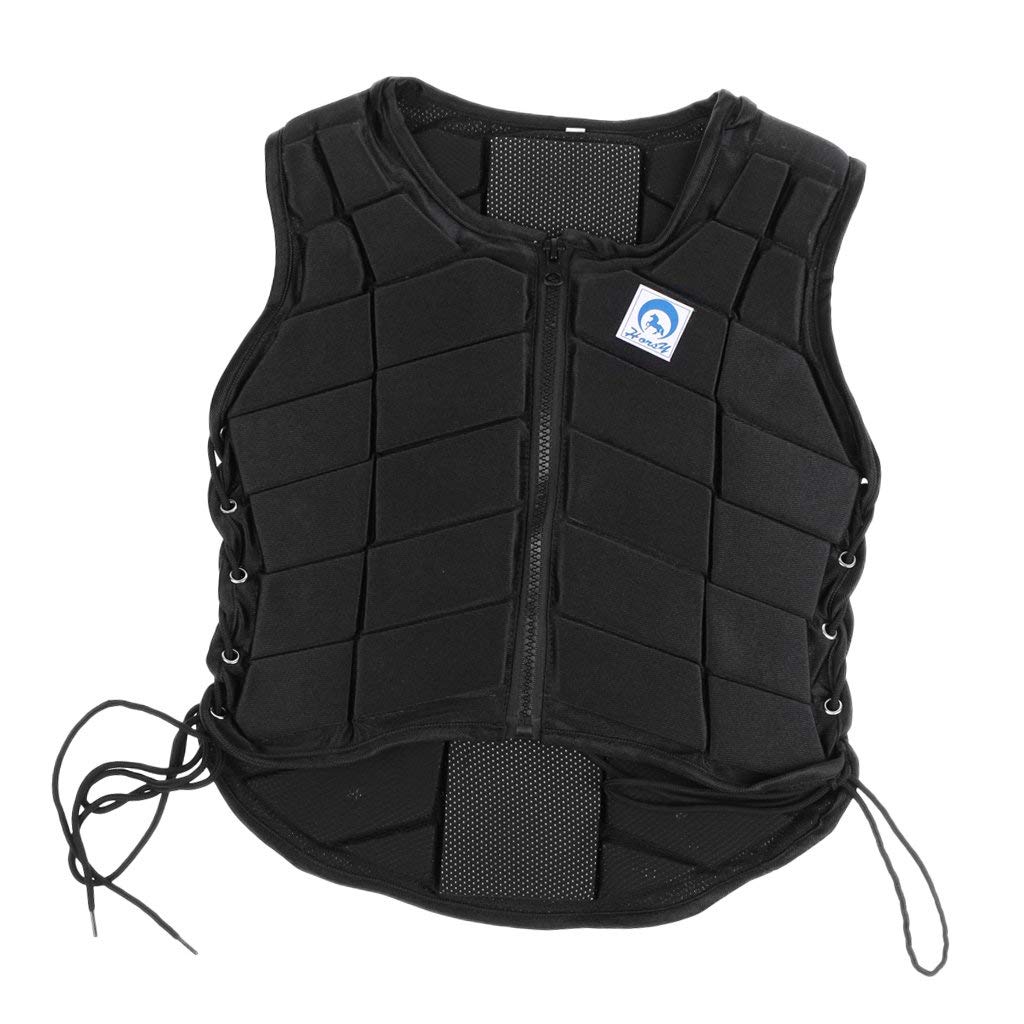 Tenlacum Durable Breathable EVA Equestrian Horse Riding Vest Body Protector (Men X L)