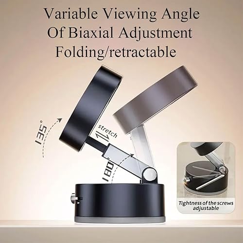 Miniatura 6 de Soporte magnético plegable para teléfono al vacío, soporte de automóvil de succión eléctrica de 360, soporte giratorio de doble cara para automóvil,