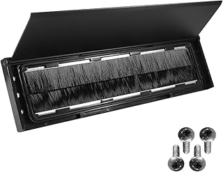 11.5" Insulated Universal Single Side Surface Mount Matte Black Mail Slot