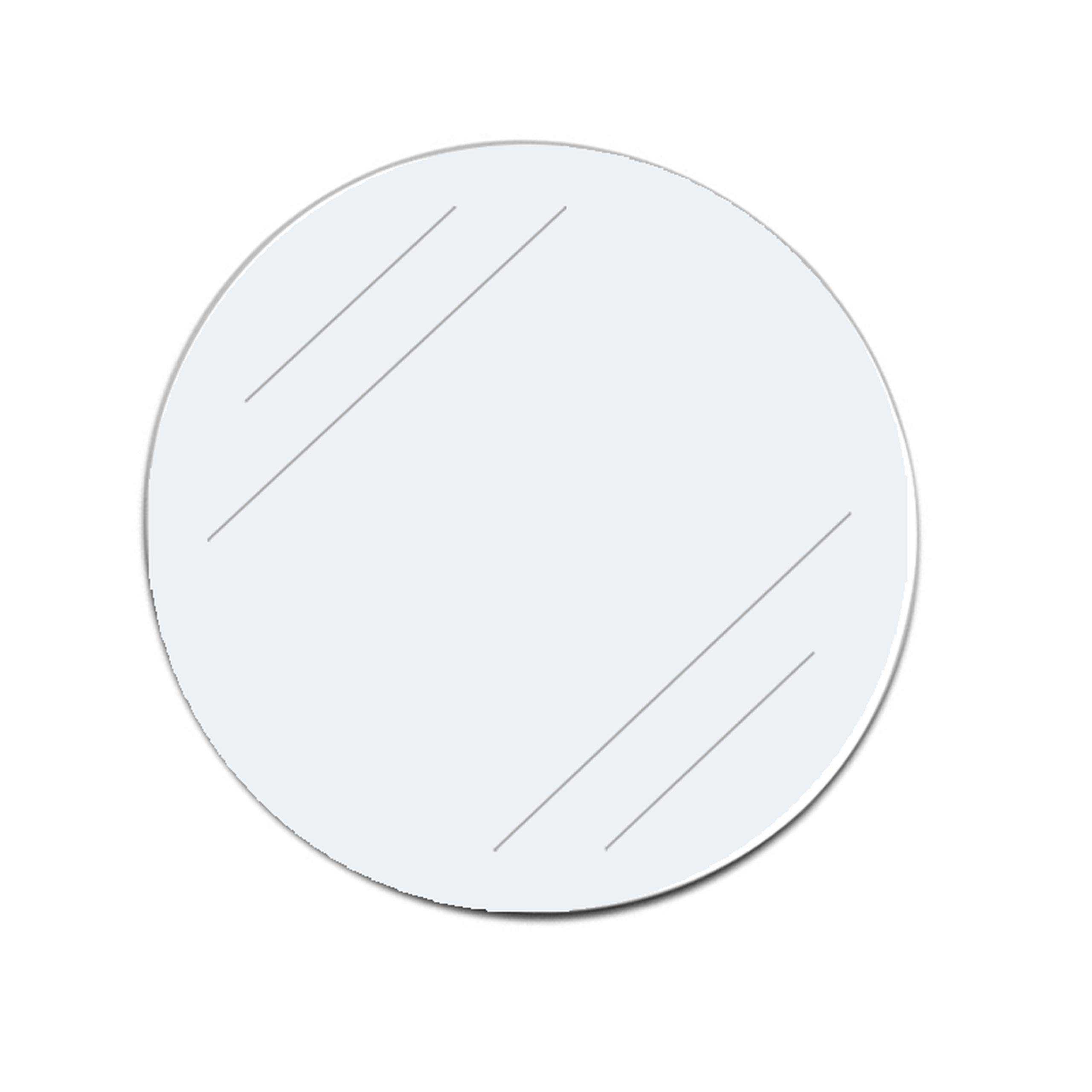 Étiquettes autocollantes transparentes rondes de 100 mm pour fermeture de colis