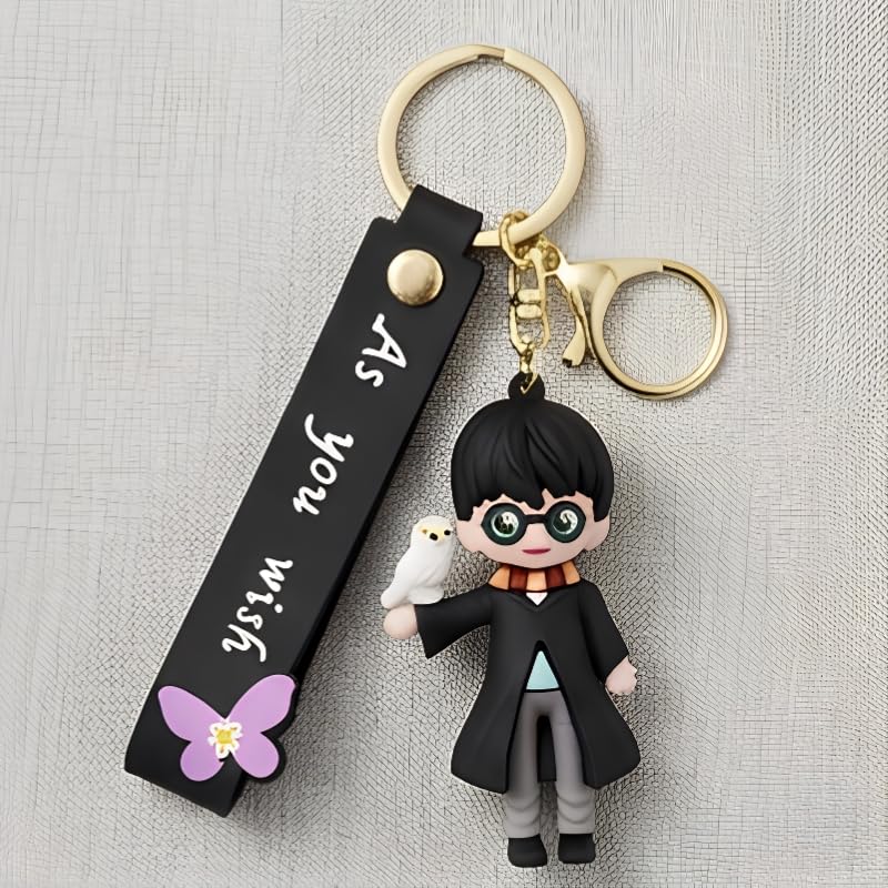Image of Cute 3D Keychain | Keyring & Quirky Bag Charm | Hard Silicone, Unbreakable | Travel Essential | Kids Friendly | Strap & Bag Hook