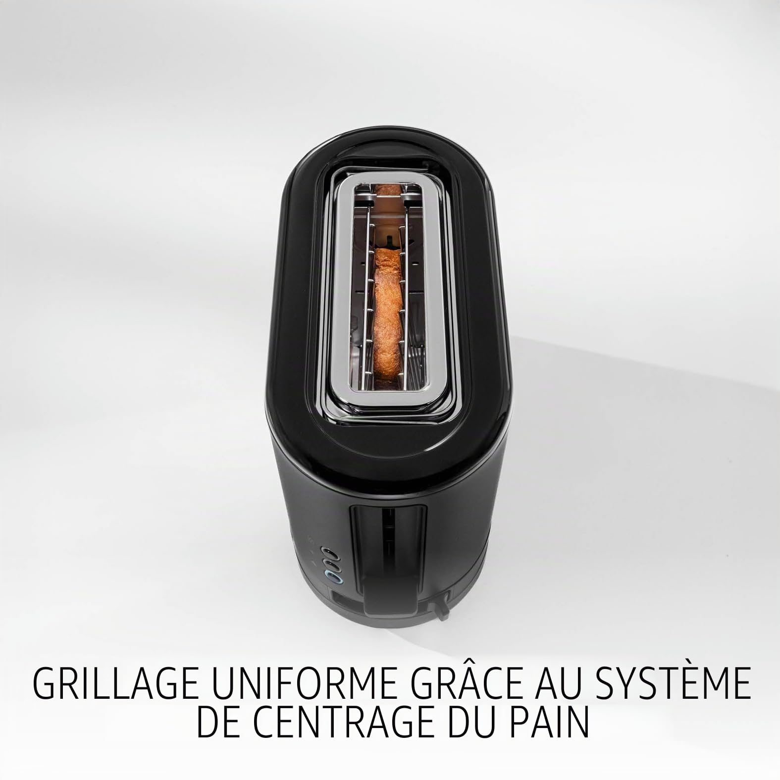 WMF Küchenminis Grille-pain 1 tranche avec accessoire pour petits pains, pour 1 tranche XXL, fonction décongélation, grille-pain à fente longue avec 7 niveaux de brunissage, 600 W