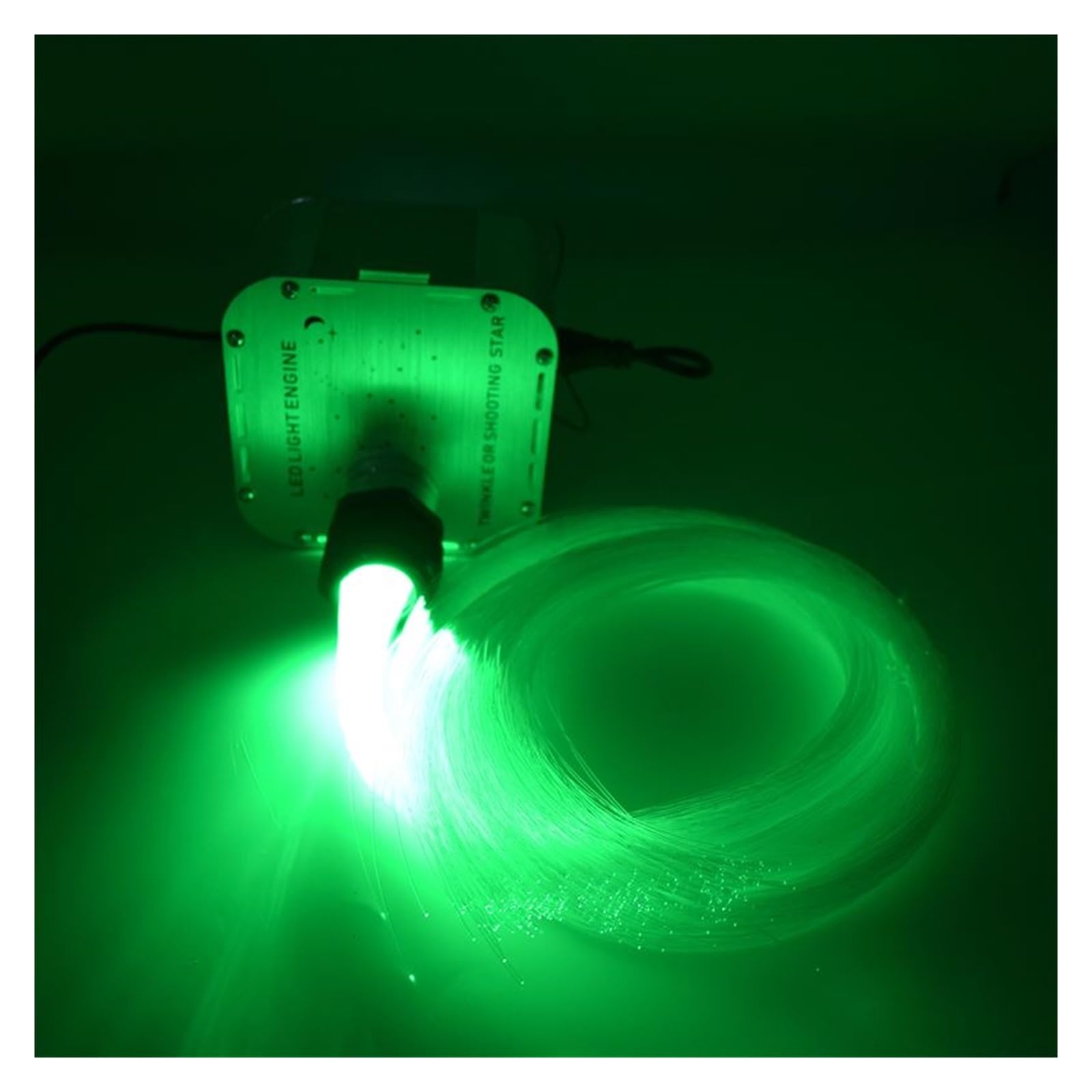 Motor ligero del alto brillo 27W RGB LED con la luz equipo techo de estrella cable fribra óptica PMMA,Durable(IN DOOR,Only LED light)