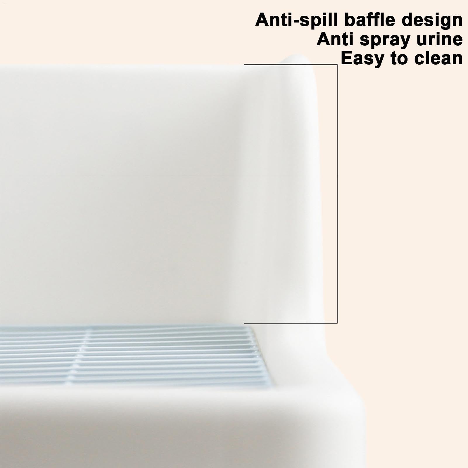 Generisch Bunny Litter Box | Small Animal Toilet Cage Potty Trainer