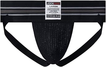 JOCKMAIL Mens Athletic Jockstrap Men Sports Gym Fitness Workout Wide Belt Breathable Men Underwear