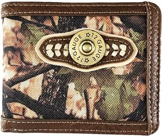 Bullet Mens Wallet Western Bifold Style W035-56 Camo Brown