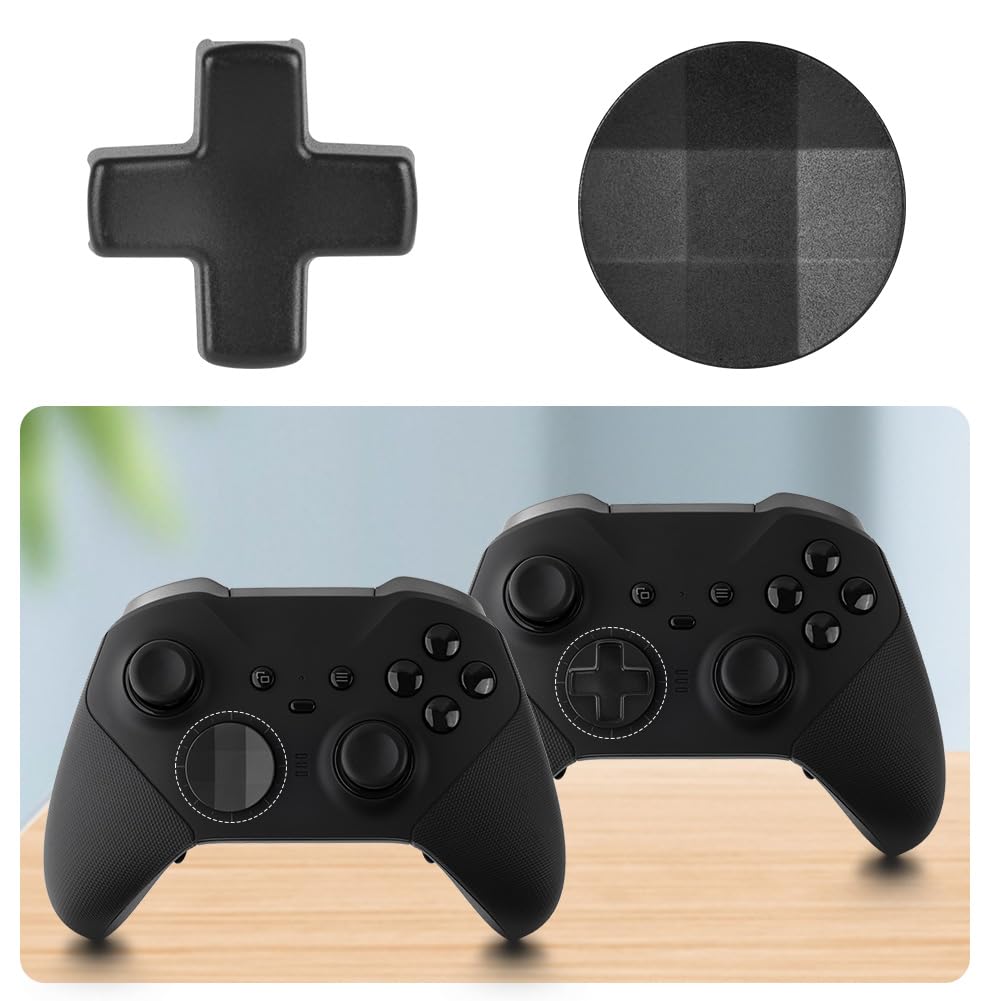 AXFEE Joysticks Metálicos de Repuesto para Xbox Elite Series 2, Xbox Elite Series 2 Accesorios, Thumbsticks de Metal Para el Controlador, 13 Piezas, para Xbox Elite Series 2 Core, (Negro)