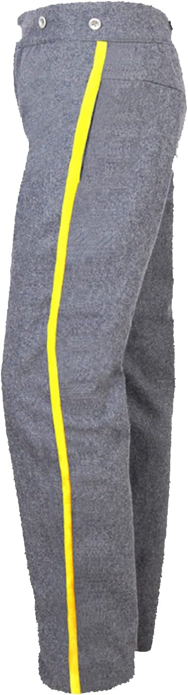 Civil War US Officer's Men '1' inch Trim Trouser-Wool Pants