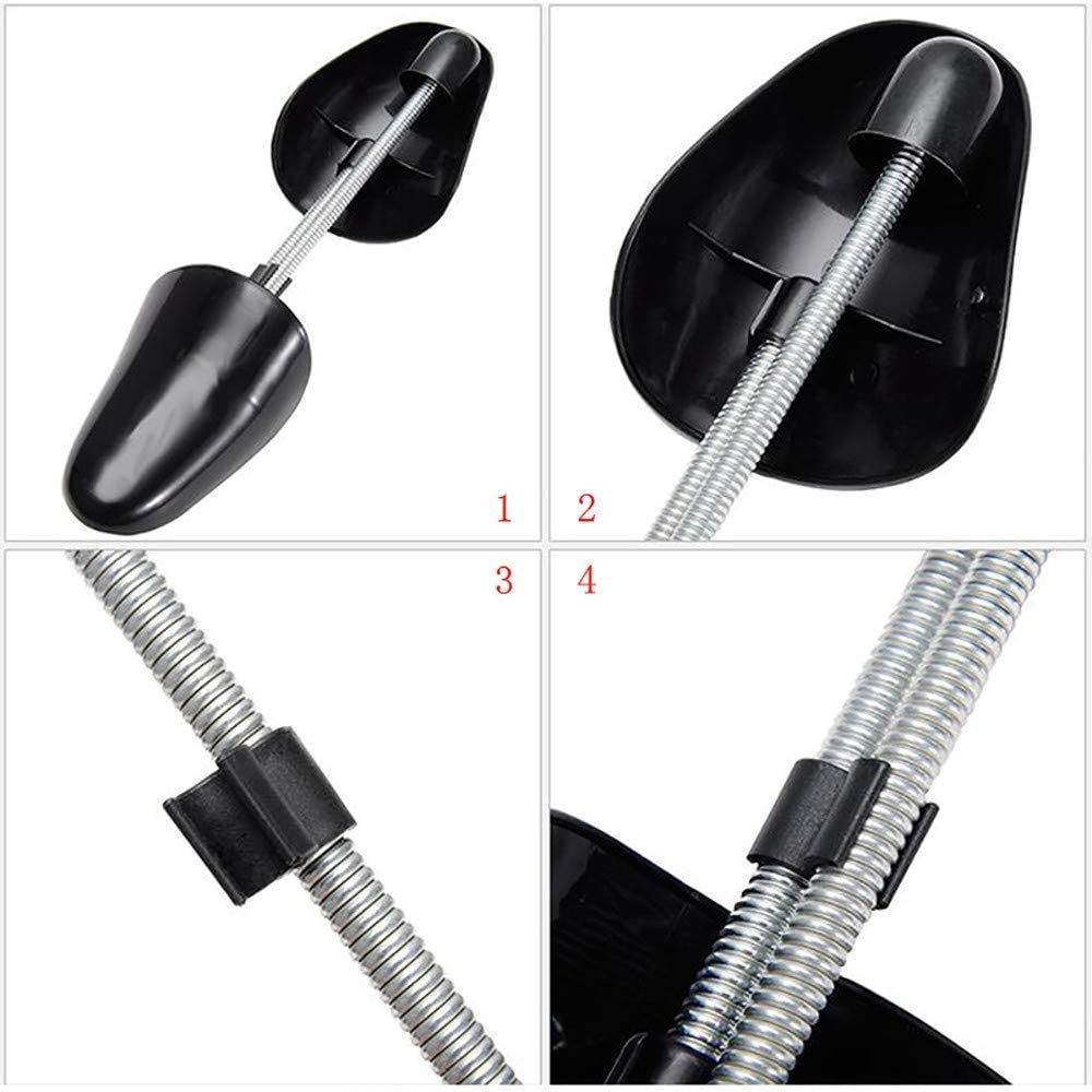 Formas de Zapatos, camillas de plástico Ajustables para Zapatos, expansor de Zapatos, Protege los Zapatos de la deformación y Las Arrugas (una Mujer)