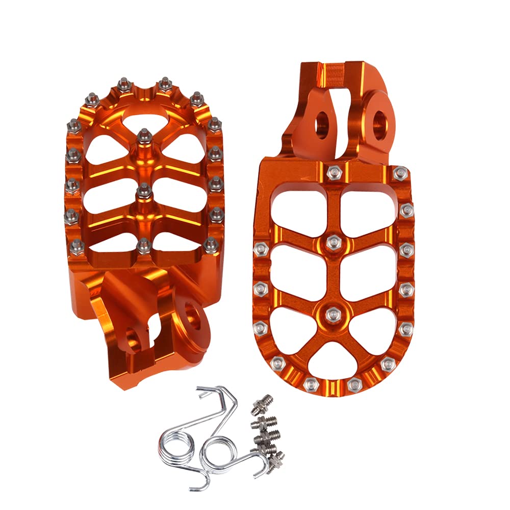 Motorrad Dirt Bike Fußrasten Fußstütze Pedale für KTM SX SXF EXC EXCF XC XCF XCW XCFW SMC 65 85 125 150 200 250 350 450 530 für Husqvarna