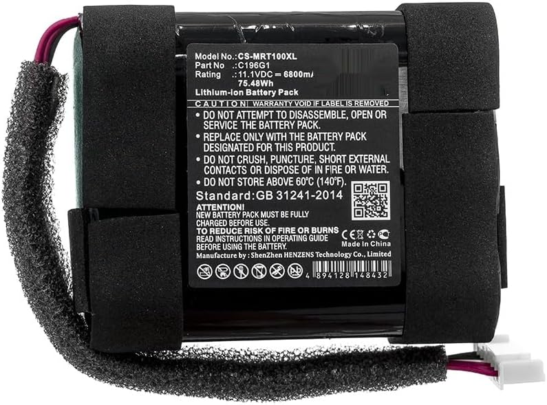 6800mAh Battery Replacement for Marshall Tufton C196G1 (11.1V)