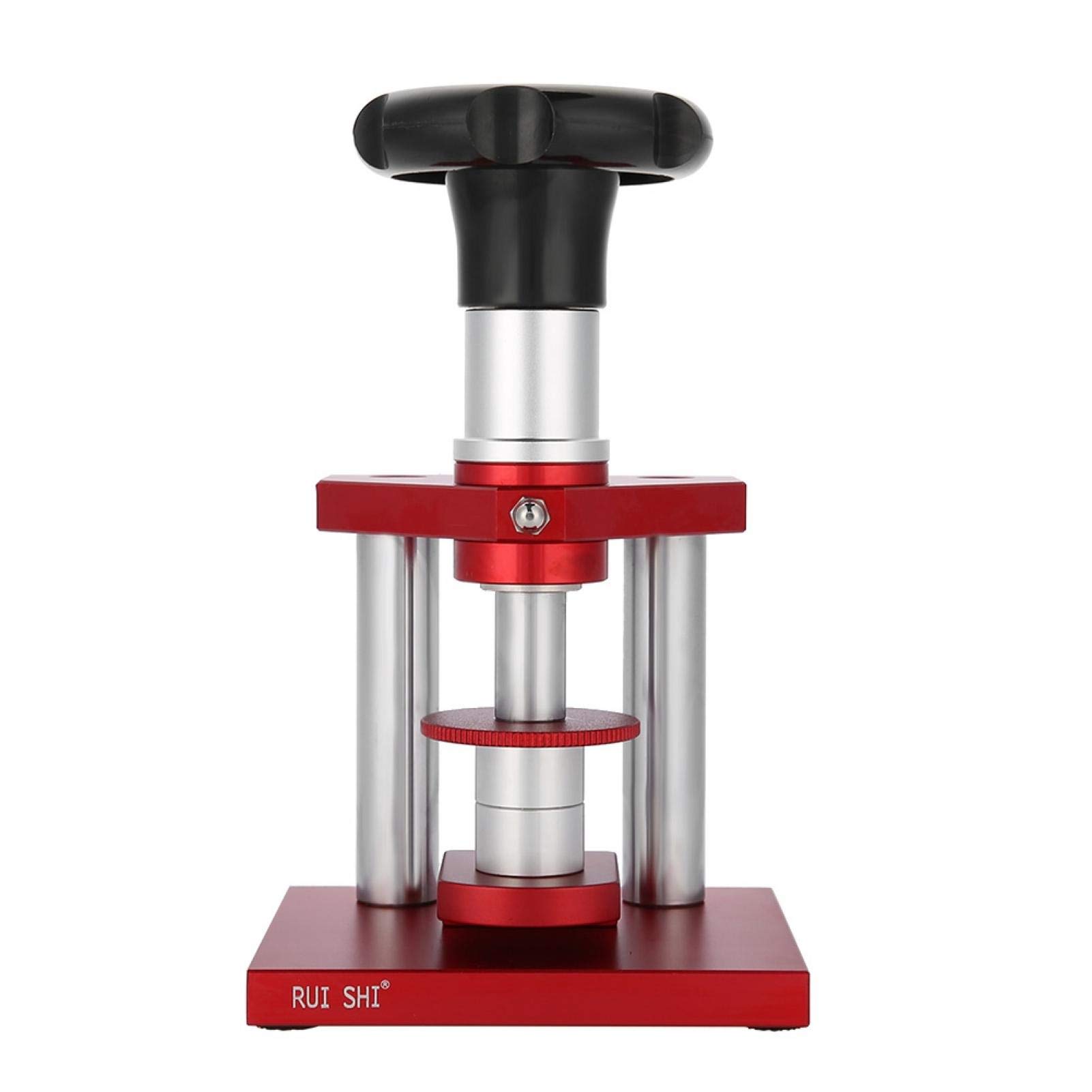 Herramienta de prensa de reloj con control completo de acero inoxidable + material de aluminio para 5500A / 5500C prensa para reloj prensa reloj Kits et outils de réparation
