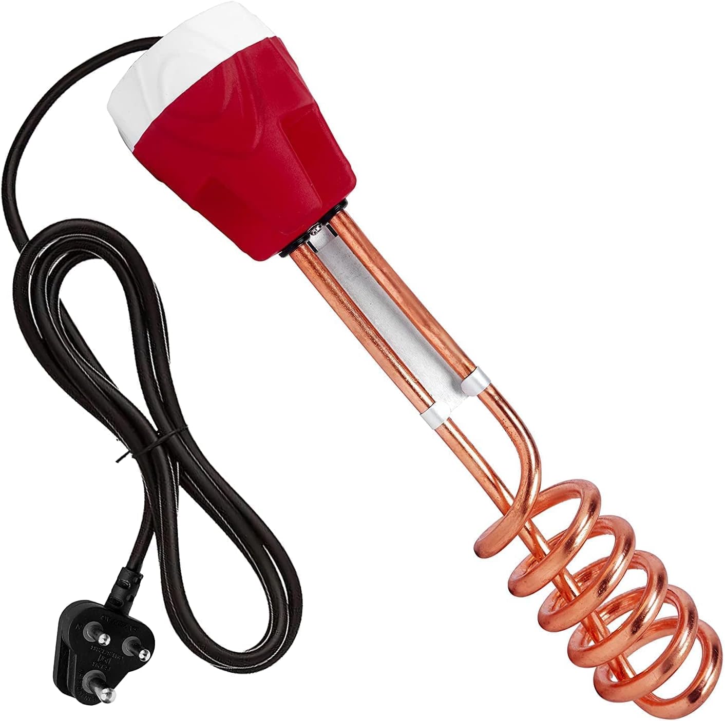 MI STAR 2000W Immersion Water Heater Rod Isi Certified Material Copper. Shock Proof Immersion Rod Water Proof. New Heating Technology Used For Kitchen., 2000 Watts