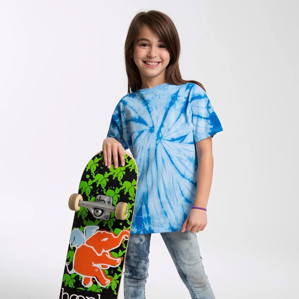 Colortone Toddler Tie Dye T-Shirts for Boys and Girls - Tie-Dye Short Sleeve Tees for Little Kids - Image 3