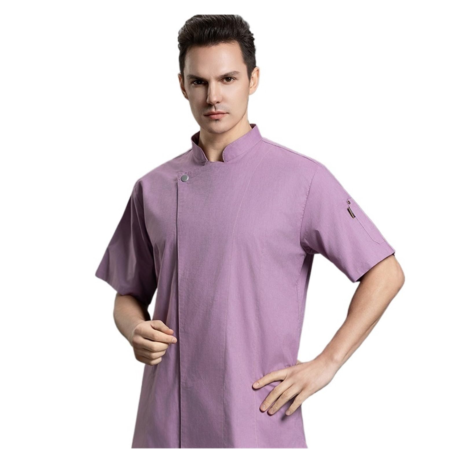 Giacca Cucina Uomo Camicie da cuoco for uomo, top da cuoco, divise da cucina, abbigliamento da cucina femminile, abiti da lavoro for cameriere/cameriera, giacche da cuoco for ristorante Per Ristoranti