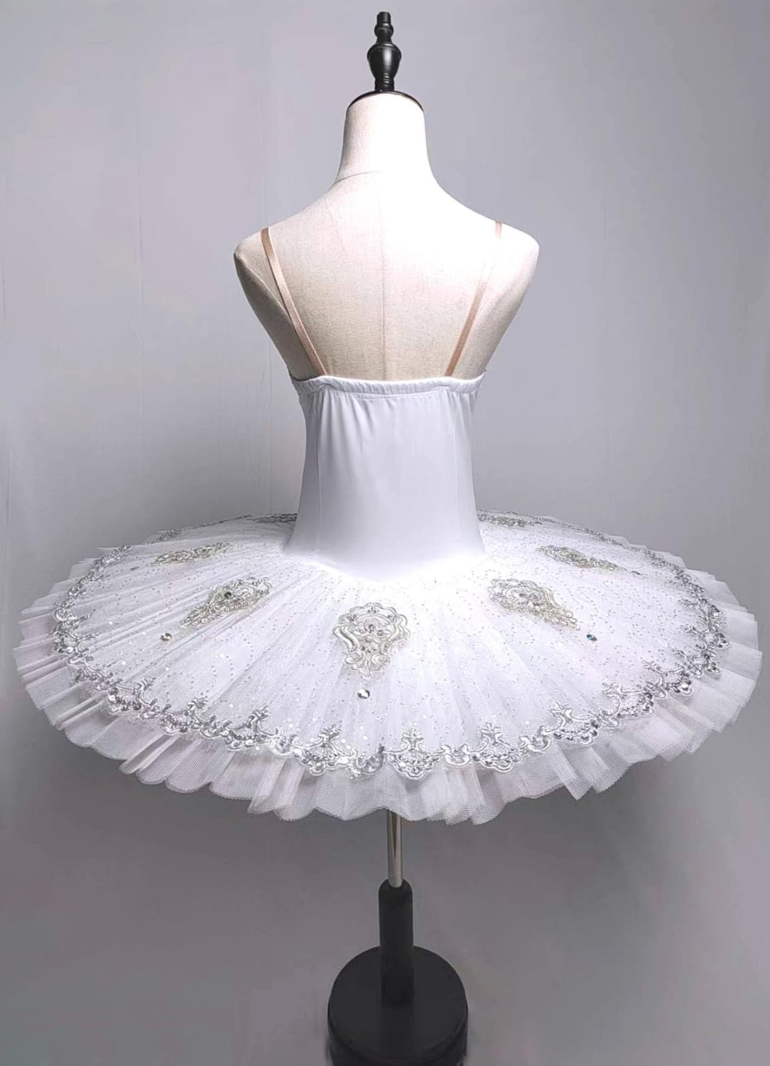 MTPLOP Professional Swan Lake Dance Costumes Womens Ballet Skirt Pancake Tutu Dress - Image 4