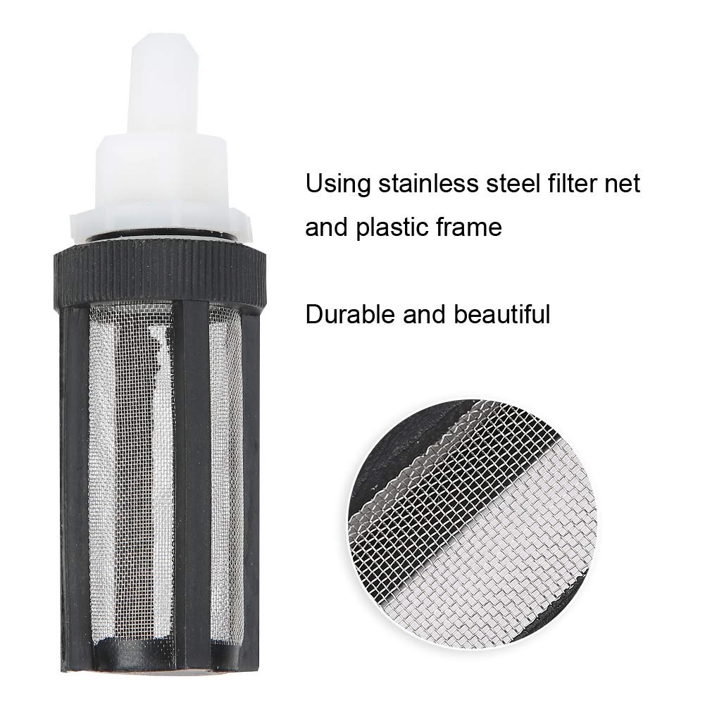 10 pz Micro Pompa Filtro Rete In Acciaio Inox Acquario Pompa Acqua Filtro Filtro Rete Tubo per 7mm 8mm Tubo Pompe Sommergibili