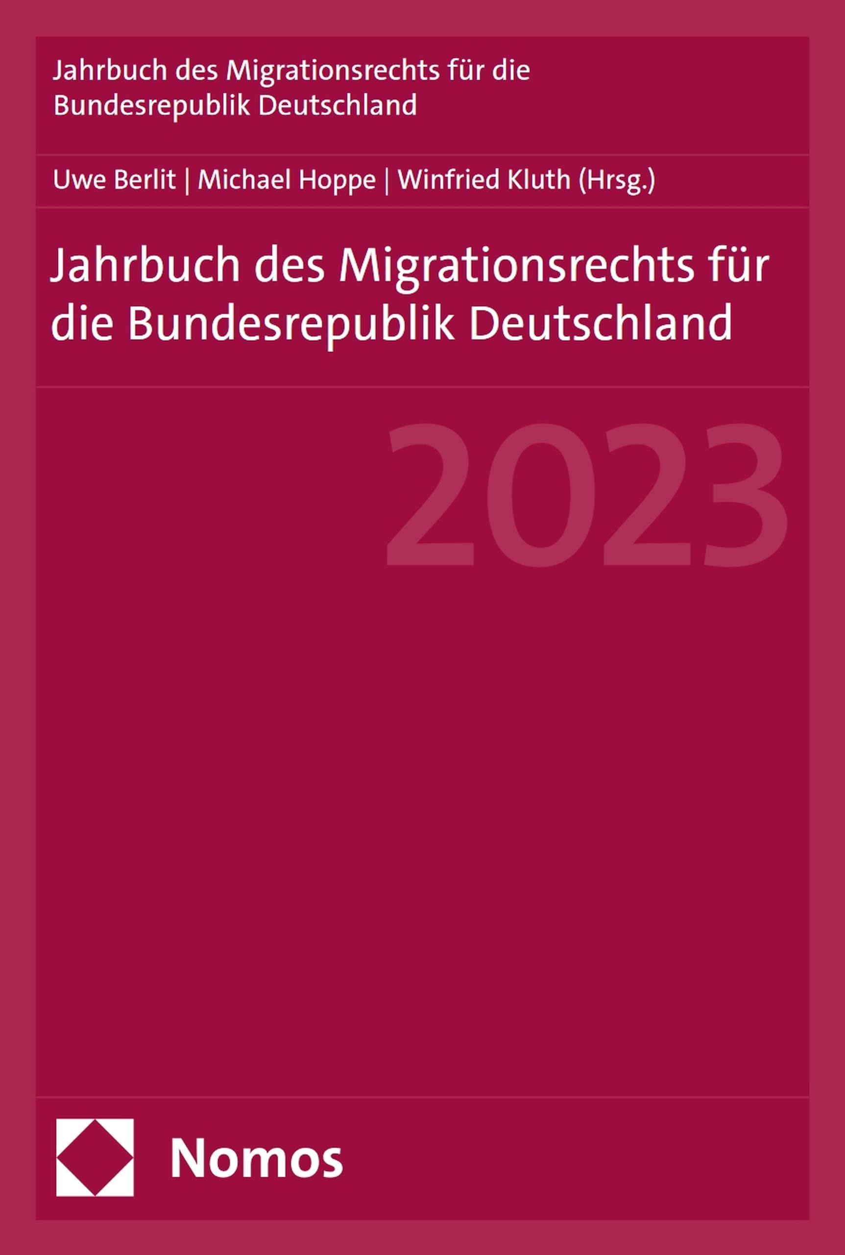 Jahrbuch des Migrationsrechts 2023 ouvrage scientifique juridique