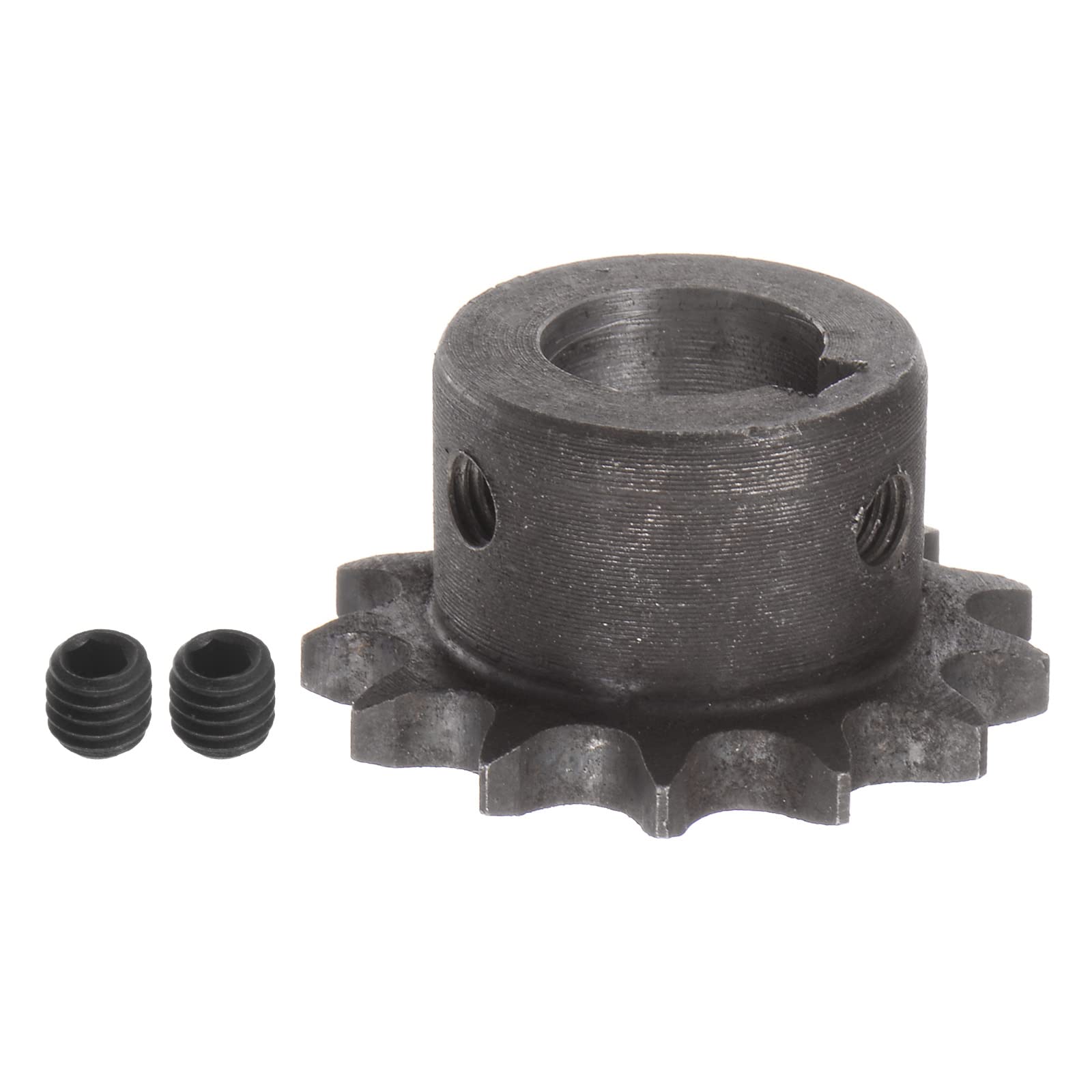 Sourcing Map 06B Rodillo Cadena Piñón 16T Paso 3/8" 22mm Diámetro A3 Carbono Acero Motor Accionamiento Engranaje