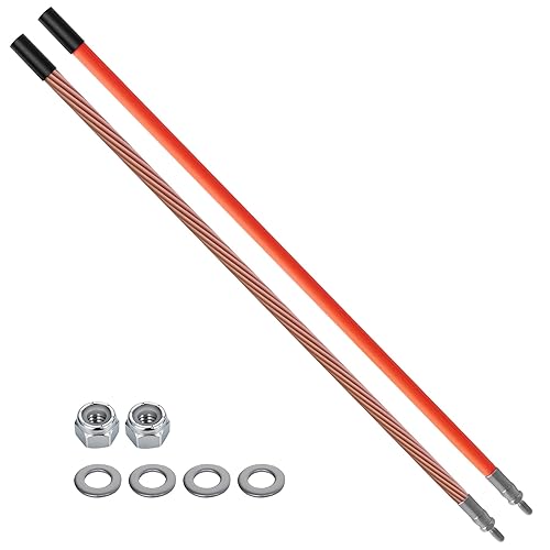 C CLINK Snow Plow Blade Markers Guides Kit Solid 24''Orange