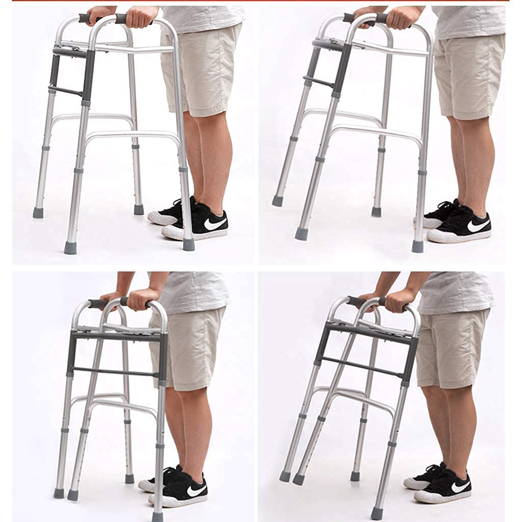 Rollator Walker, krzesło z laską wspomagającą chodzenie, podłokietnik, lekki aluminiowy rollator z wyściełanym siedzeniem, czteronożny chodzik dla osób starszych, teleskopowy, składany, gwiazda
