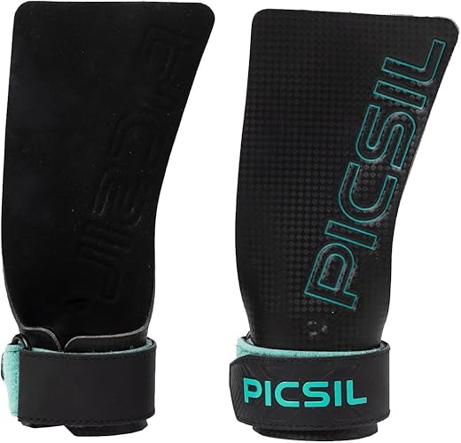 PICSIL | Falcon Grips | Grip All Surfaces and Bar Types | Use with Magnesium | Carbon Fibre Material | for Crosstrainig, WOD, Gym & Calisthenics |