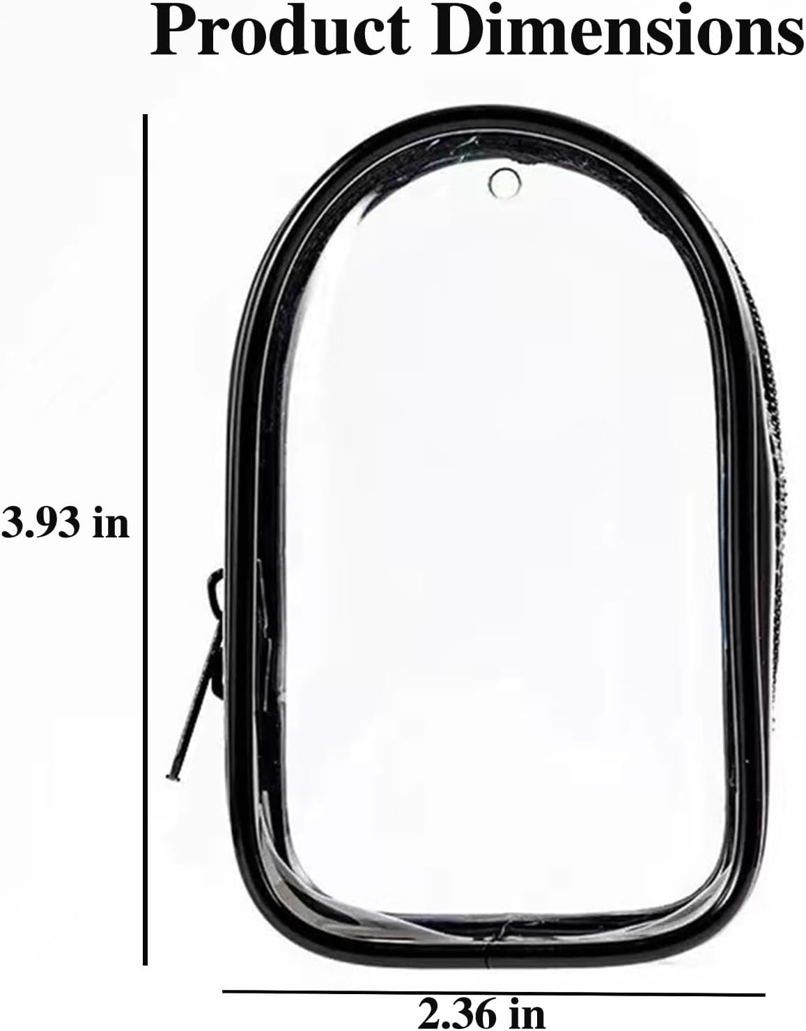 4 Pcs Clear Figure Display Bag with Keychain Case Blind Box Keychain Carrying Case Lipstick Charm for Collectibles Suitable for dolls10 cm/3.94 inches(4 Colors)