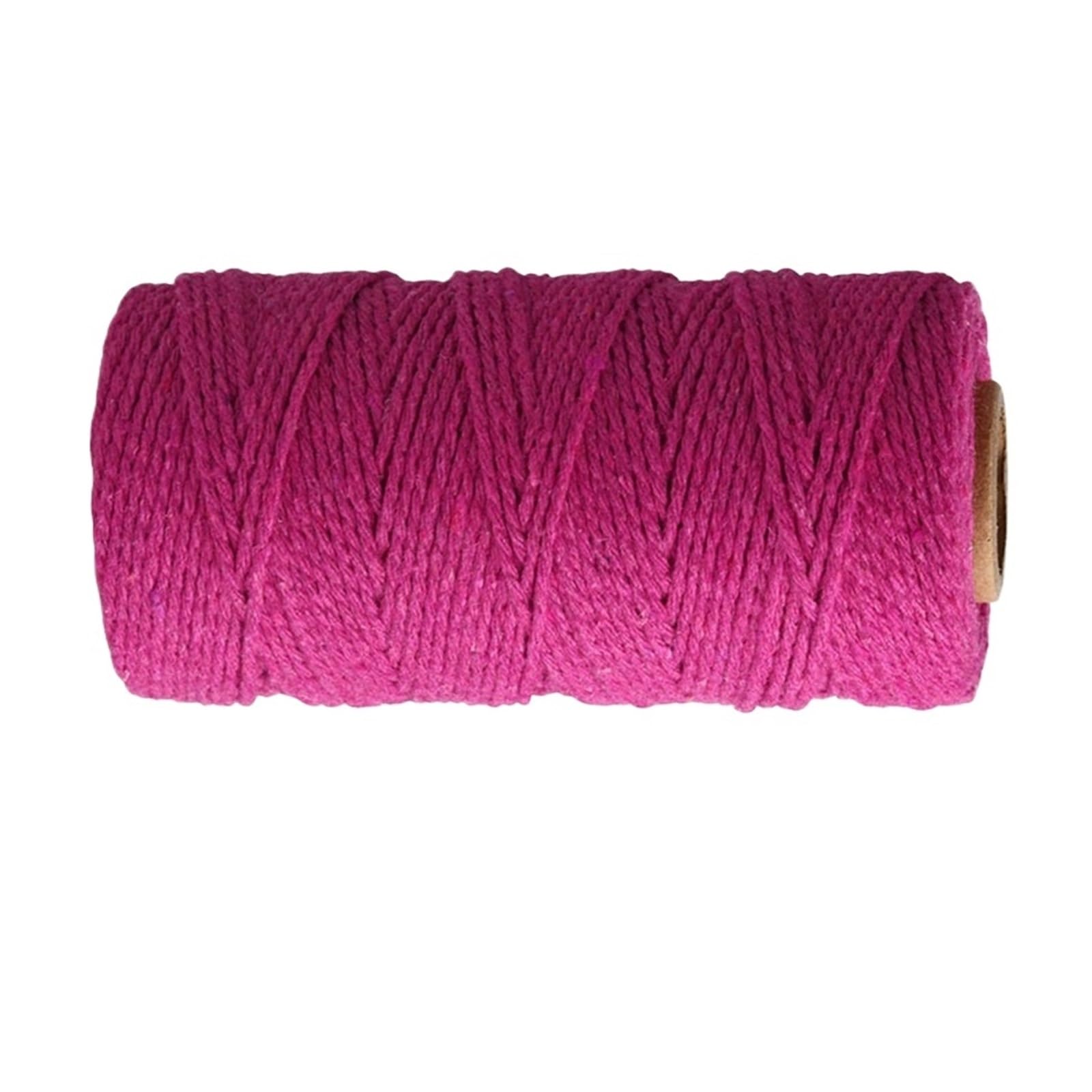 2mm 100M(3937") Beige Macrame Cord Thread Handmade Crafts Cotton Twisted Twine Rope String Home Textile Wedding Party Decor(2)