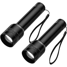 2 Pack Flashlights Rechargeable, High Lumens Flashlight Torch, Super Bright Small LED Flash Light- Zoomable, Adjustable Brightness, Long Lasting for Camping, Outdoors and Home Emergency