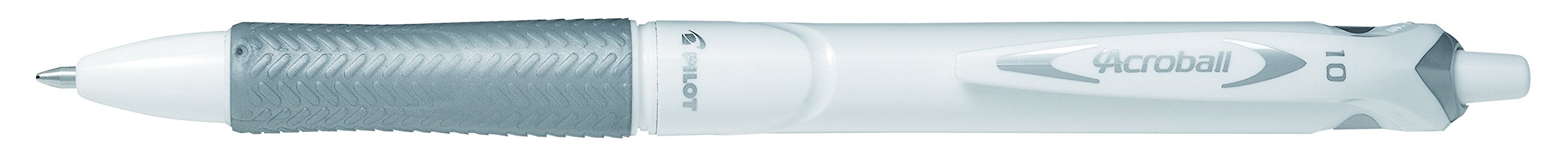 Pilot Acroball Retractable Ballpoint - Pure White/Black