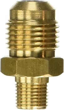 Bayou Classic 5235 Orifice Connector - Brass Orifice Fitting, Flare, Durable Brass Construction