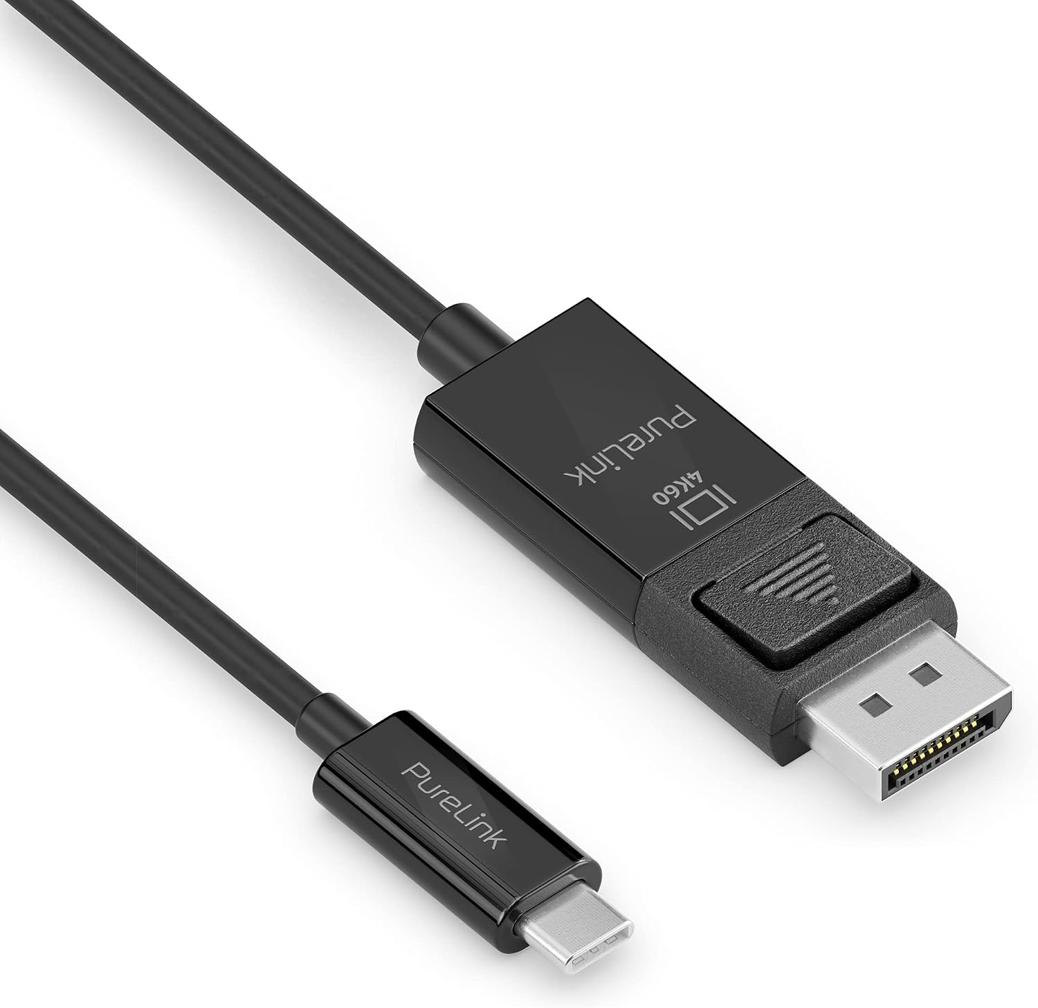 PureLink USB-C to DisplayPort Cable, 4K Ultra HD 60Hz, Gold-Plated Plug Contacts, 1.50 m, Black, 1.50m