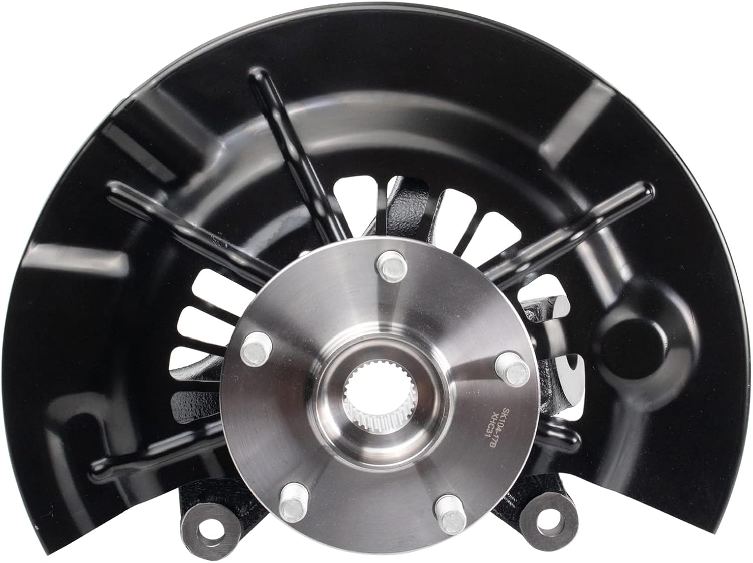 TRQ Front Complete Wheel Hub Bearing & Steering Knuckle Assembly LH Driver Side for 13-16 Toyota Avalon 698-397 WLK397 FW50 43212AA010 510063